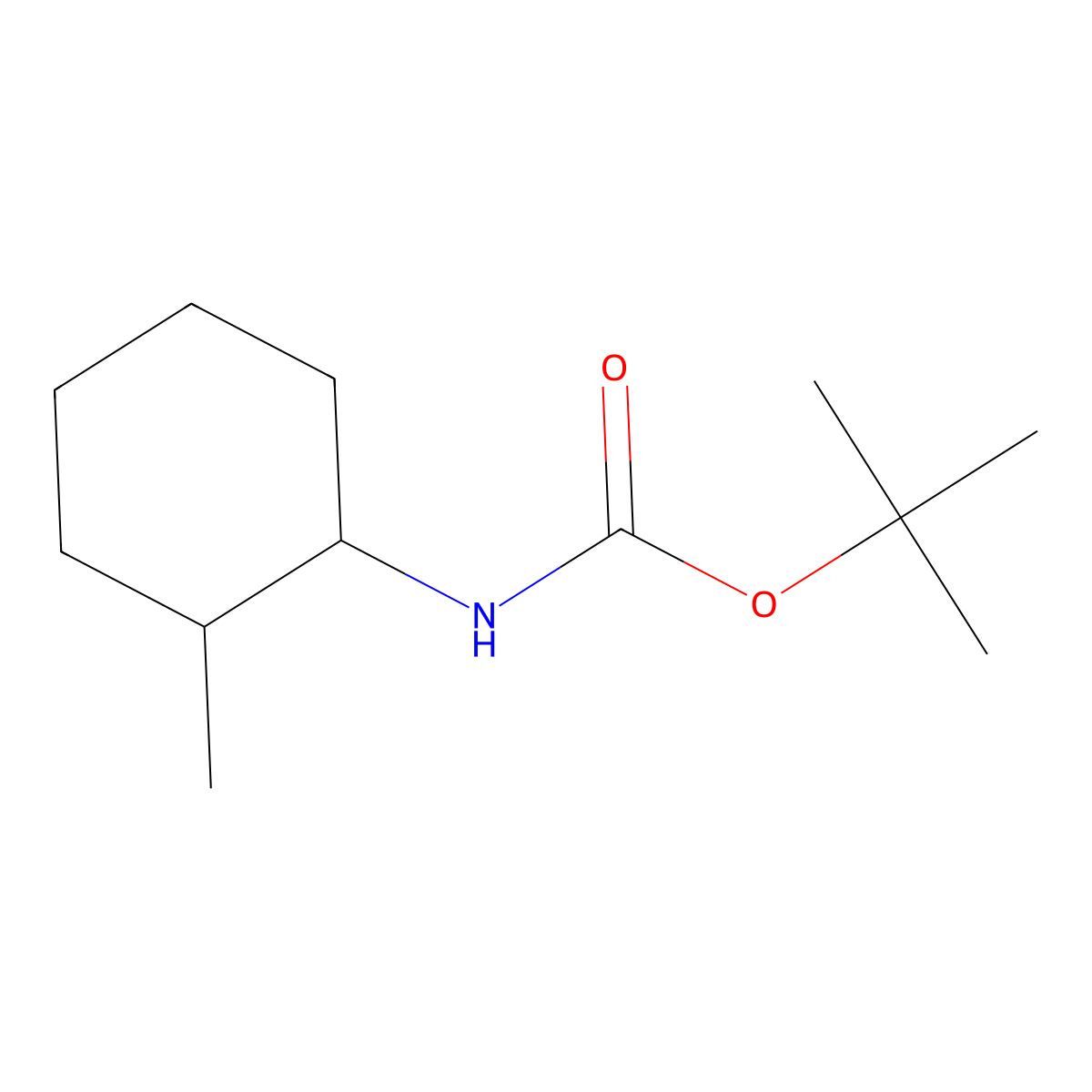 tert-butyl (1R,2R)-2-methylcyclohexylcarbamate molecular structure, CAS 1586791-66-3