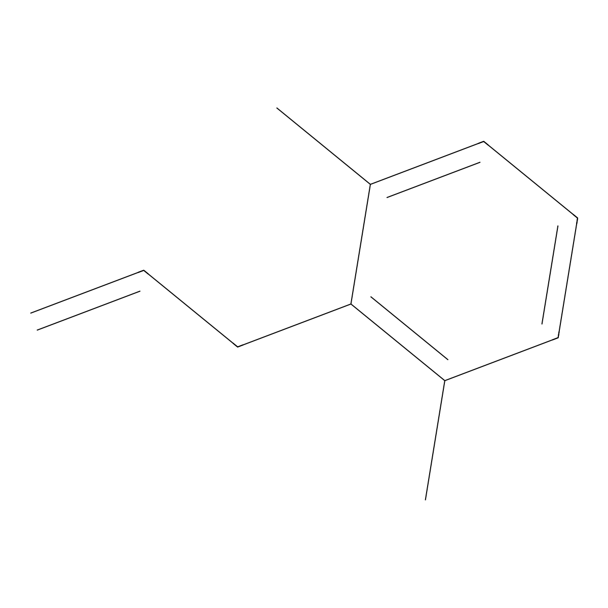 1,3-Dimethyl-2-(prop-2-en-1-yl)benzene molecular structure, CAS 1587-05-9