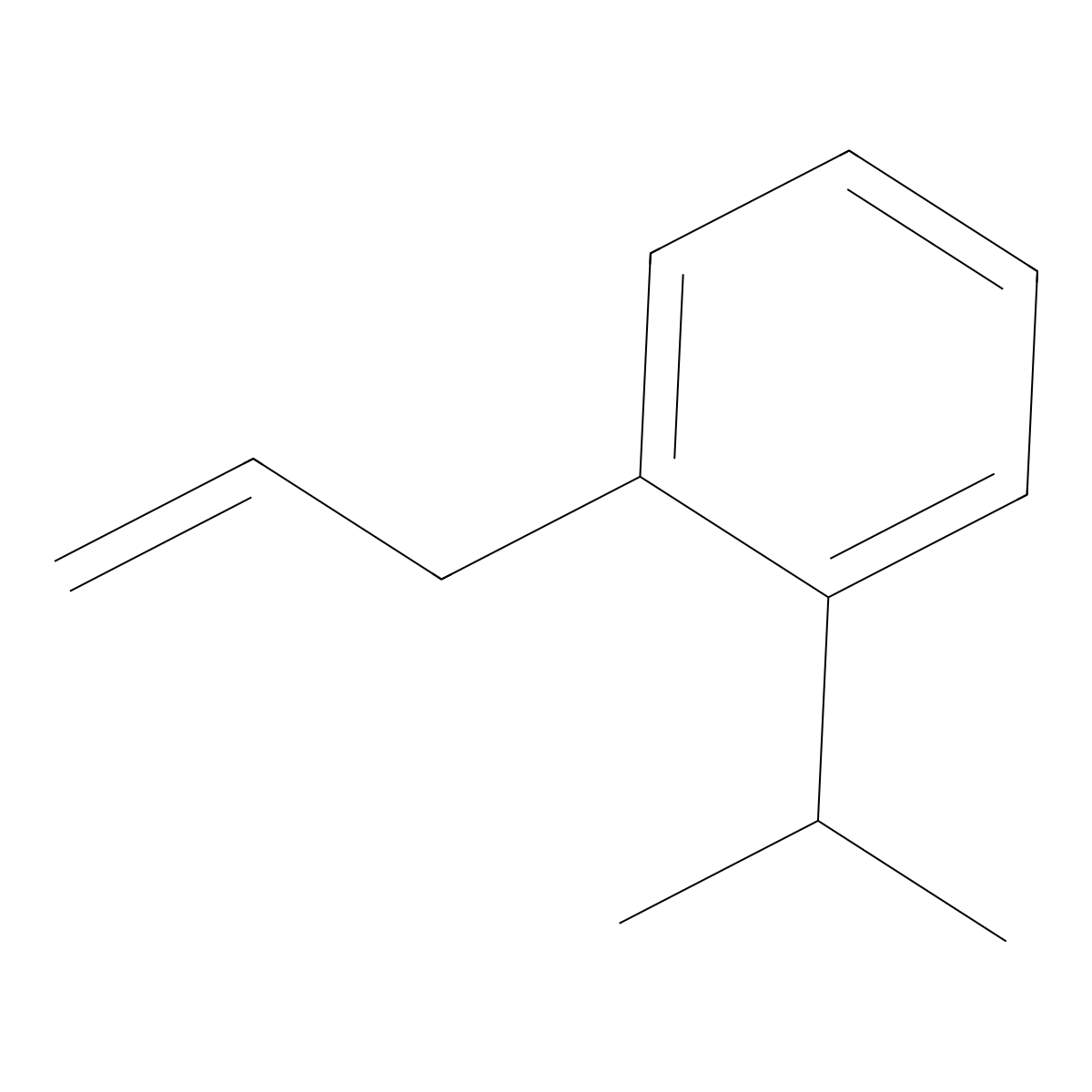 1-(1-Methylethyl)-2-(2-propen-1-yl)benzene molecular structure, CAS 1587-06-0