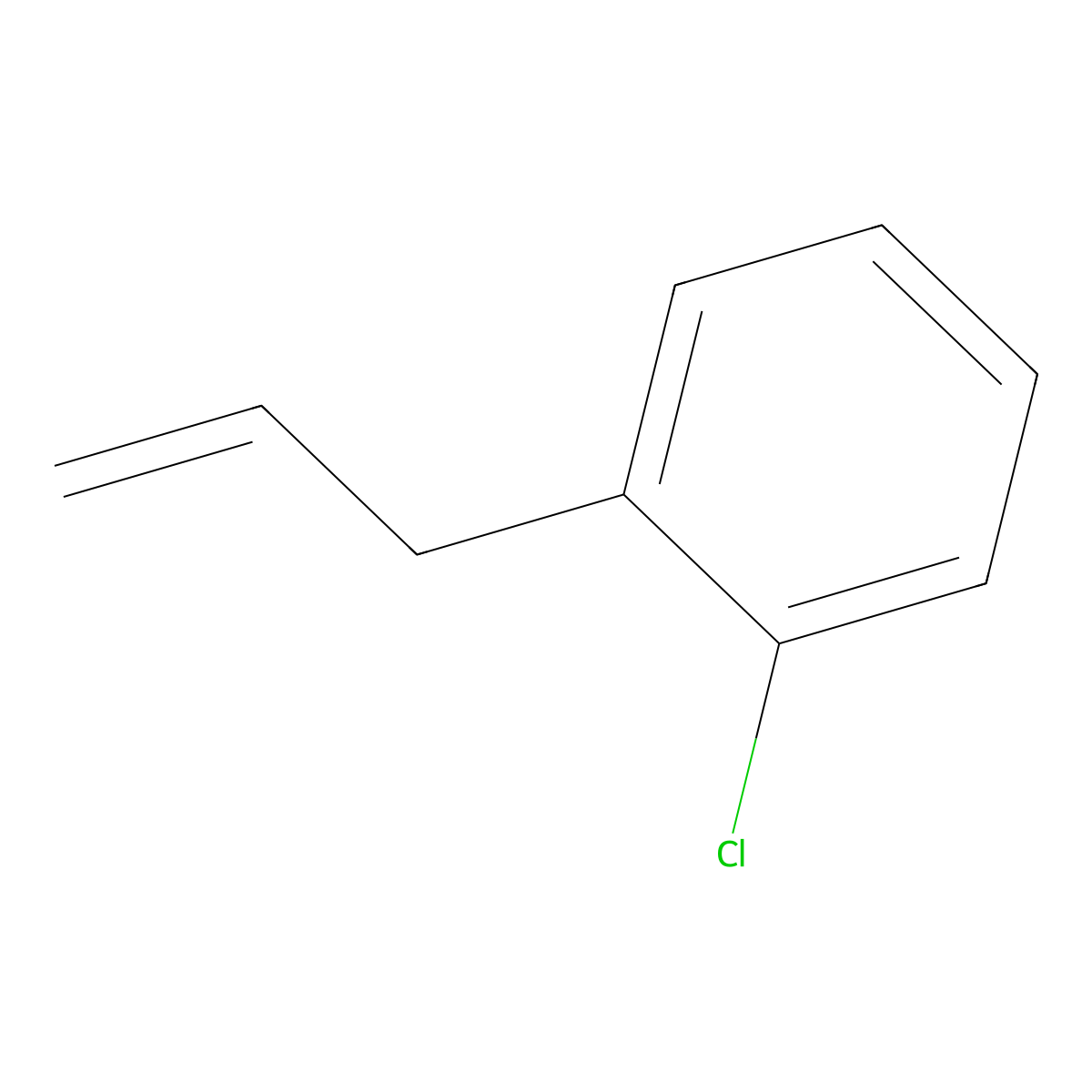 1-Allyl-2-chlorobenzene molecular structure, CAS 1587-07-1