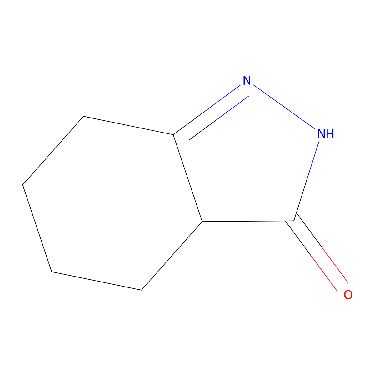 2,3a,4,5,6,7-Hexahydro-3h-indazol-3-one molecular structure, CAS 1587-09-3