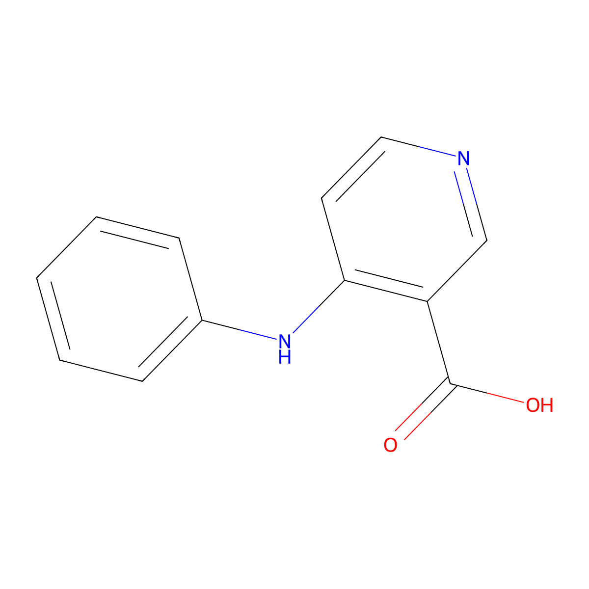 4-(Phenylamino)nicotinic acid molecular structure, CAS 15871-49-5
