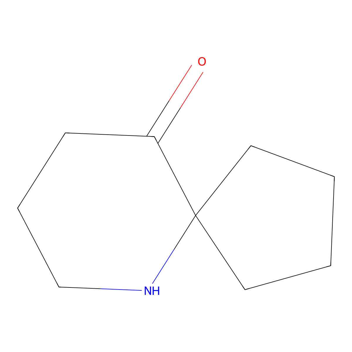 6-Azaspiro[4.5]decan-10-one molecular structure, CAS 158721-26-7
