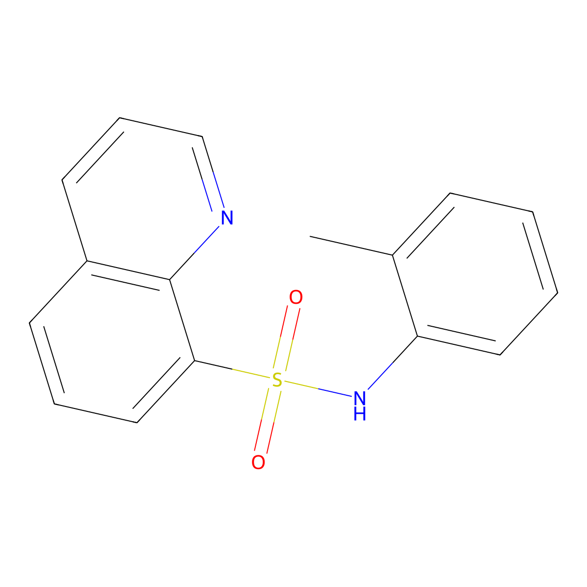 N-(2-Methylphenyl)-8-quinolinesulfonamide molecular structure, CAS 158729-20-5
