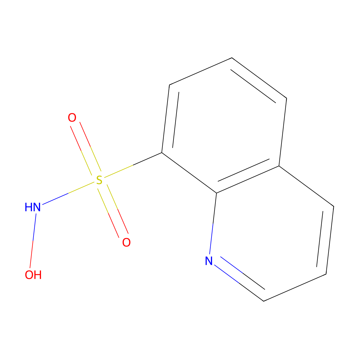 N-hydroxyquinoline-8-sulfonamide molecular structure, CAS 158729-32-9