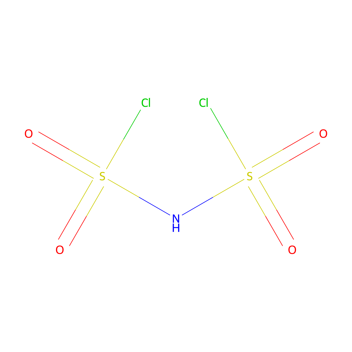 Bis(chlorosulfonyl)amine molecular structure, CAS 15873-42-4