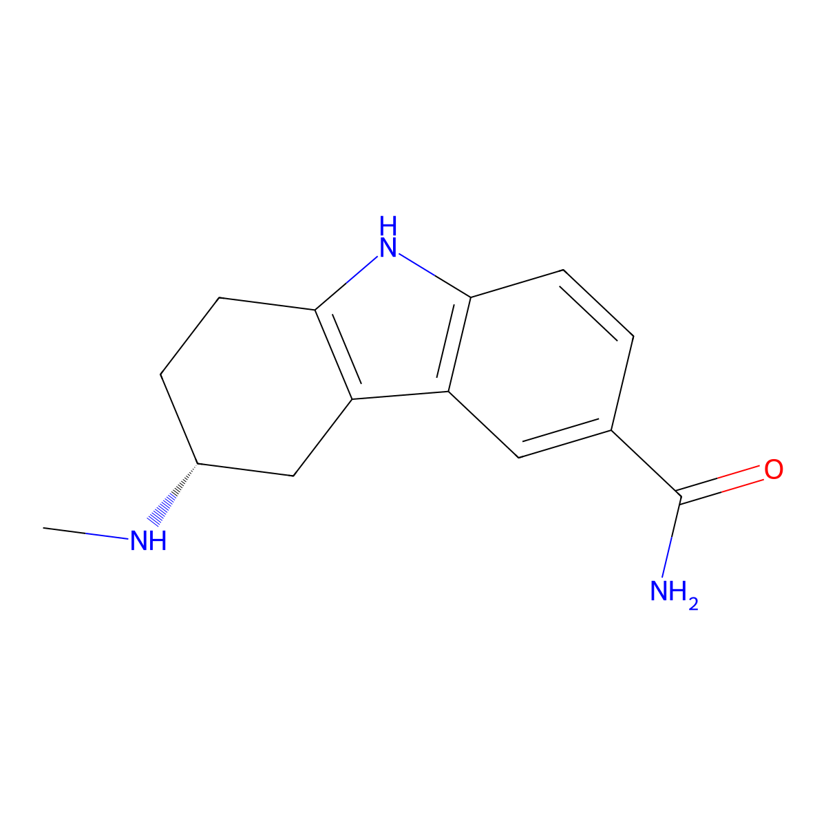Frovatriptan molecular structure, CAS 158747-02-5