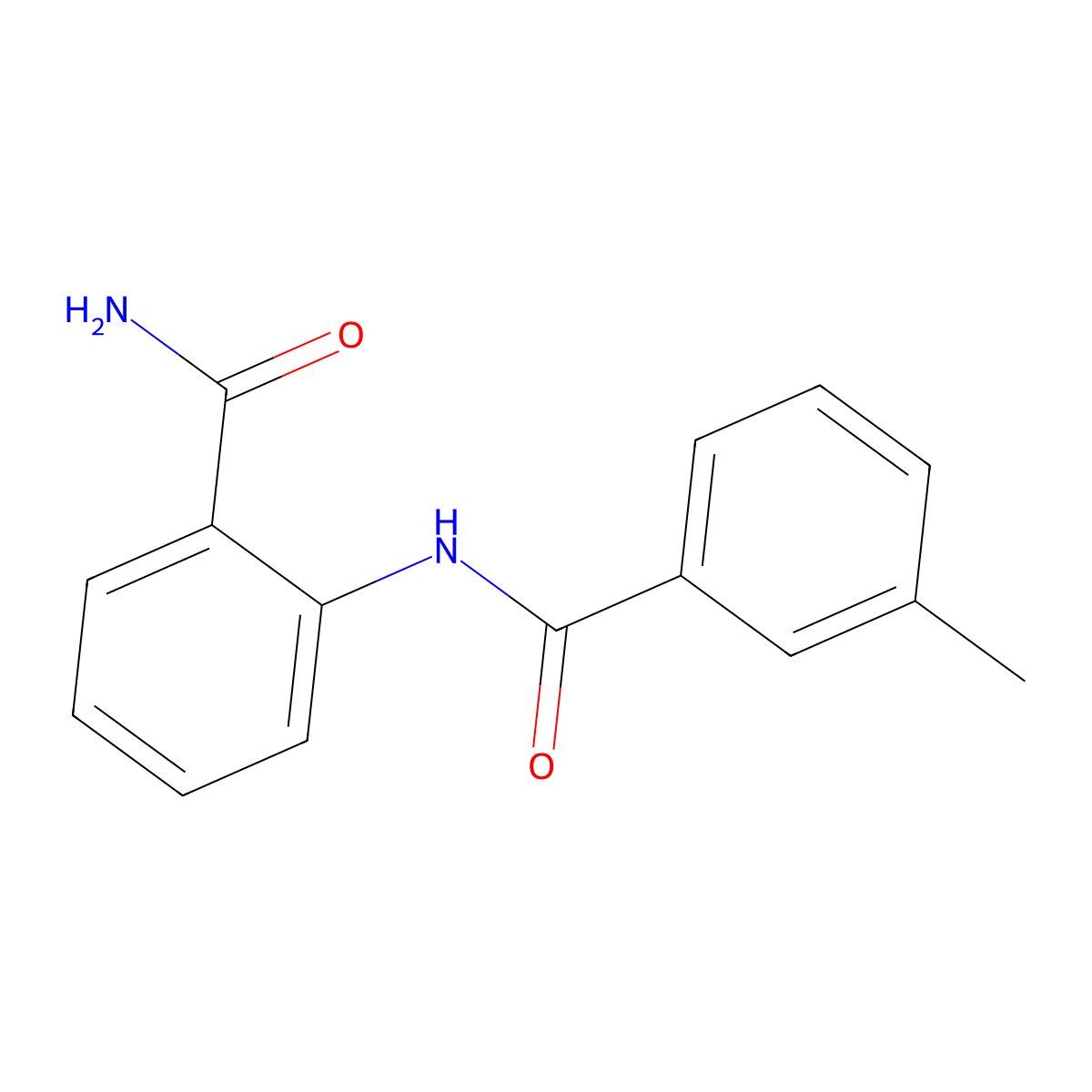 2-[(3-Methylbenzoyl)amino]benzamide molecular structure, CAS 158751-44-1