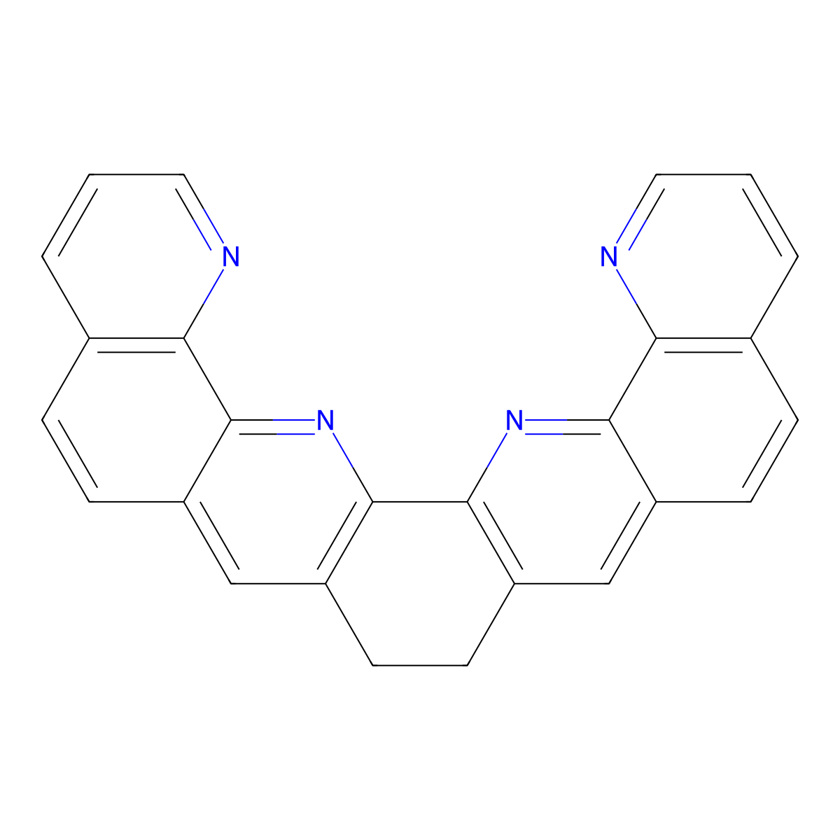 8,9-Dihydrobenzo[2,1-B:3,4-B']bis([1,10]phenanthroline) molecular structure, CAS 158753-10-7