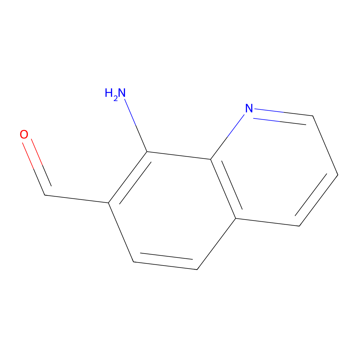 8-Aminoquinoline-7-carboxaldehyde molecular structure, CAS 158753-17-4