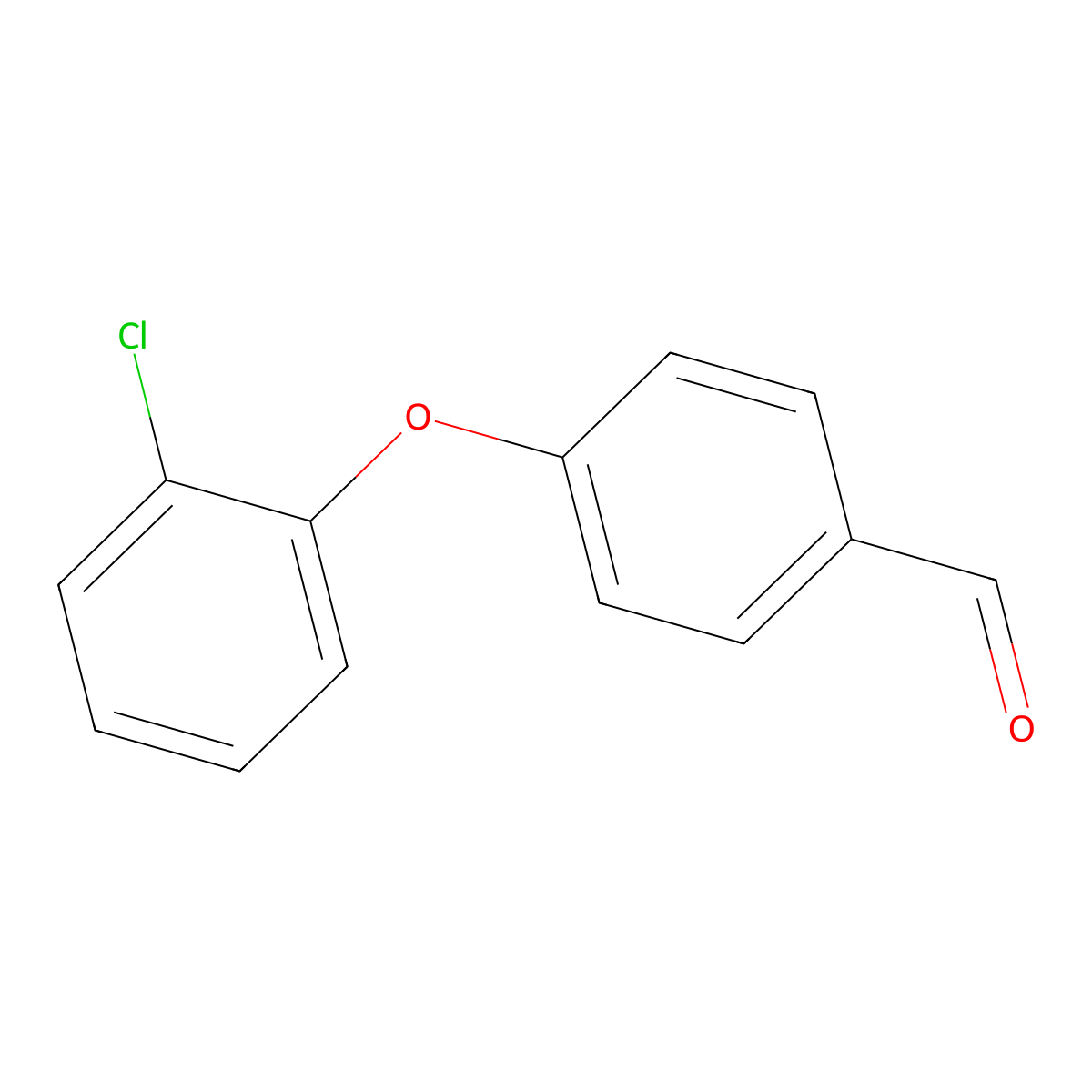 4-(2-Chlorophenoxy)benzaldehyde molecular structure, CAS 158771-11-0