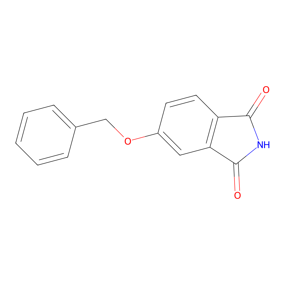 5-(benzyloxy)-1H-isoindole-1,3(2H)-dione molecular structure, CAS 158773-36-5