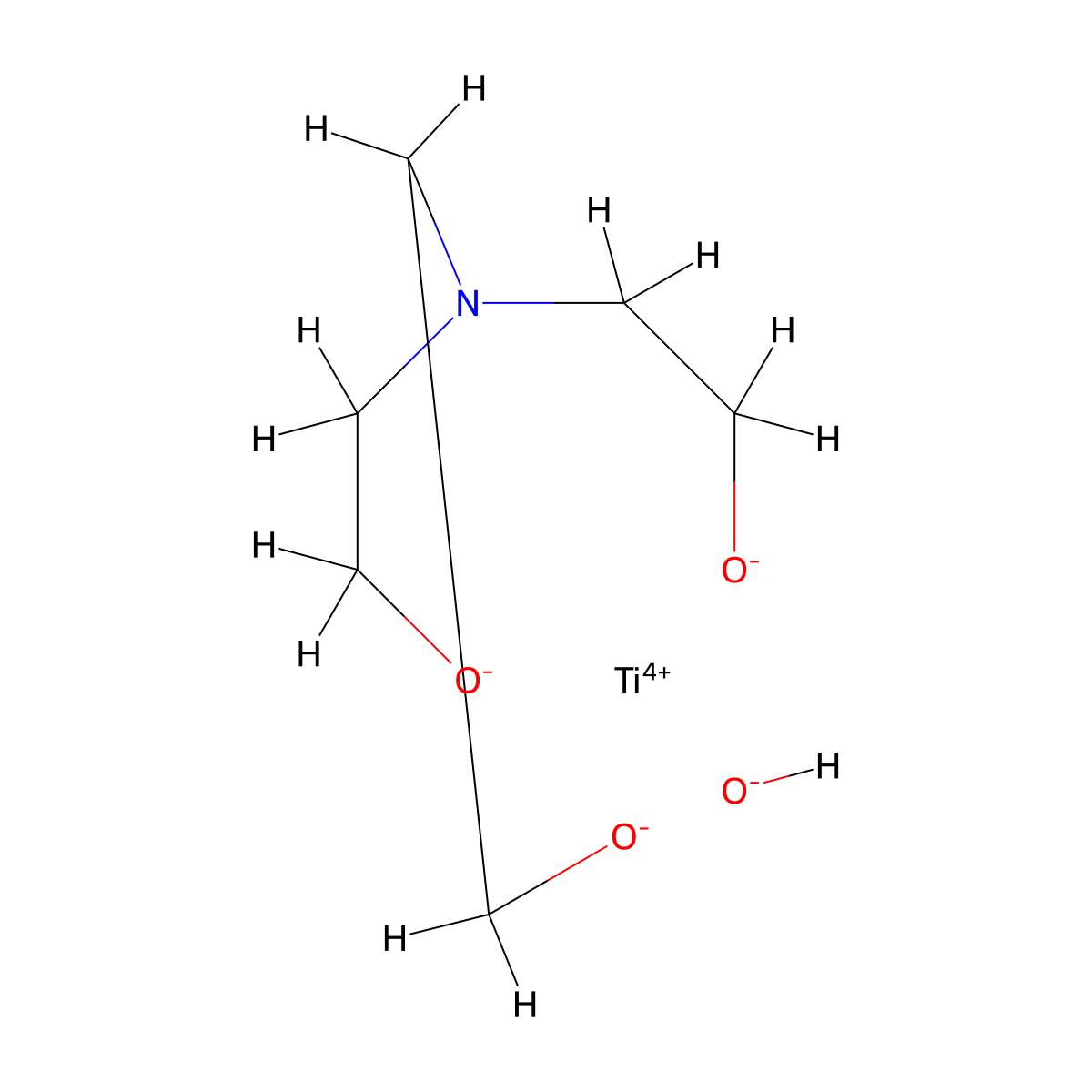 Ethanol, 2,2',2''-nitrilotris-, compd. with (T-4)-titanium hydroxide (Ti(OH)4) (1:1) molecular structure, CAS 15879-01-3