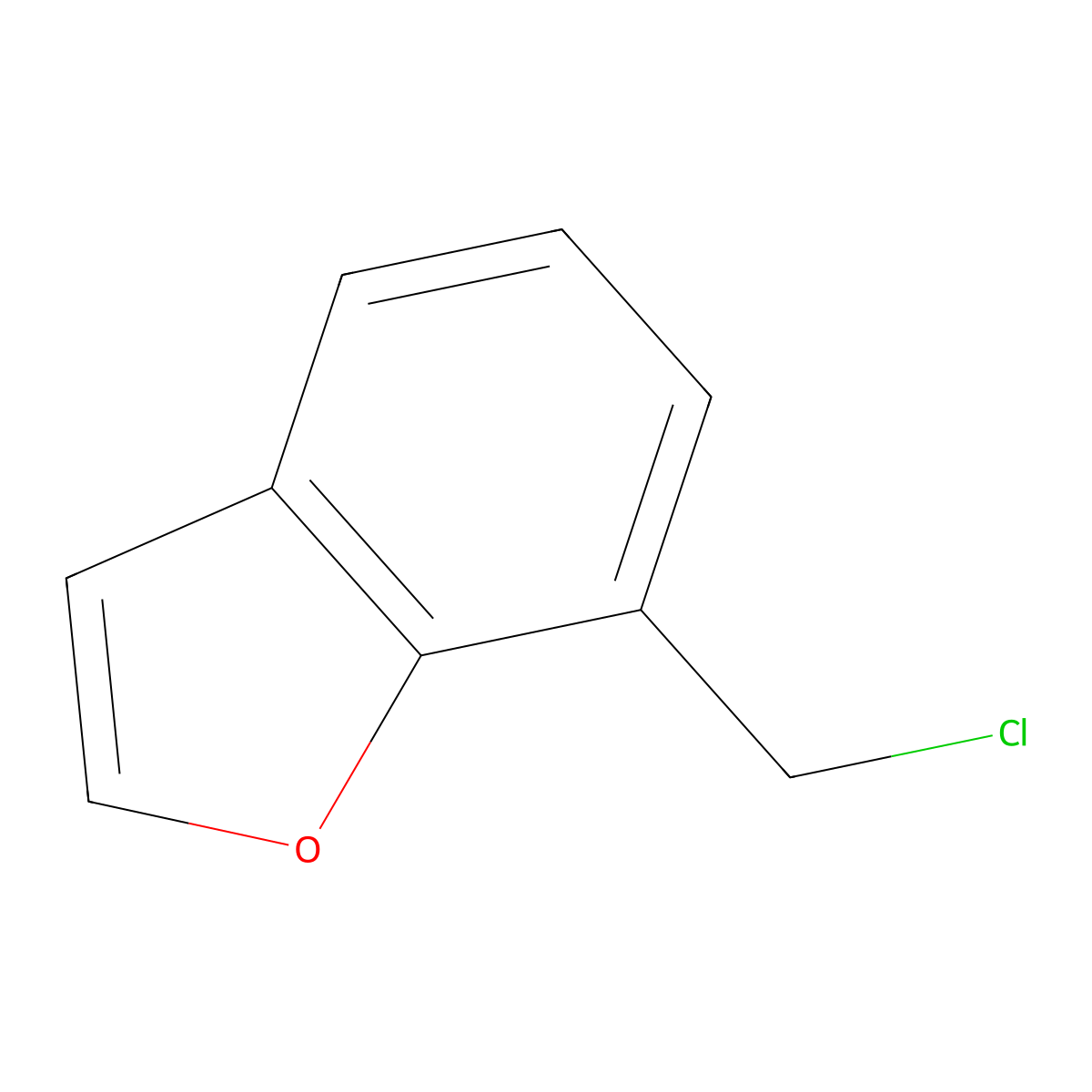 7-(Chloromethyl)-1-benzofuran molecular structure, CAS 158820-53-2