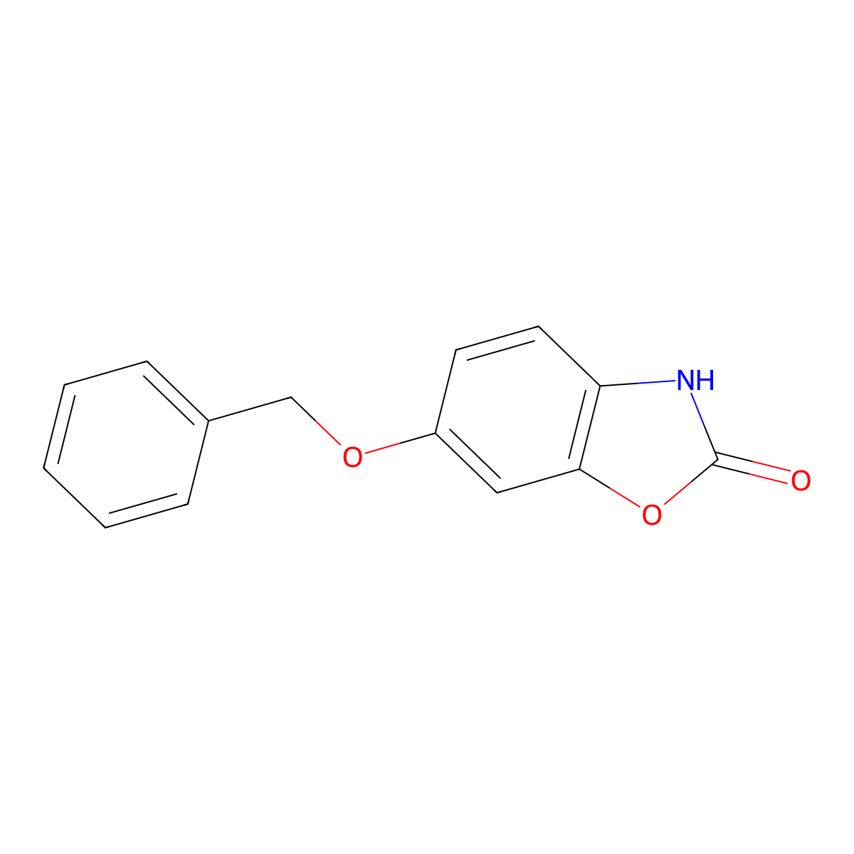 6-Benzyloxy-2-benzoxazolinone molecular structure, CAS 158822-84-5