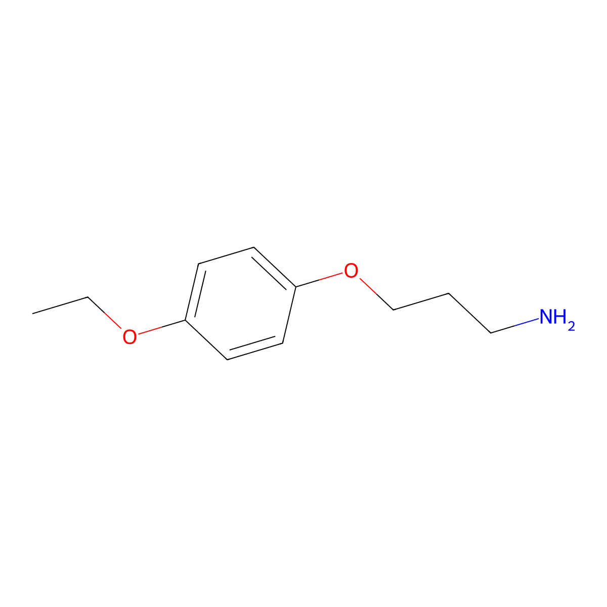 3-(4-Ethoxyphenoxy)propan-1-amine molecular structure, CAS 158829-20-0