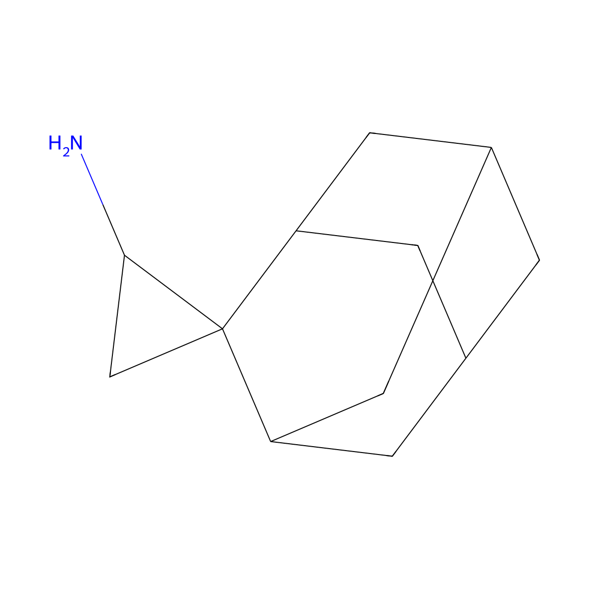 Spiro[adamantane-2,1'-cyclopropan]-3'-amine molecular structure, CAS 158832-89-4