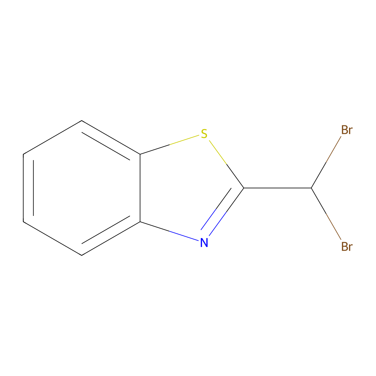 2-(Dibromomethyl)benzo[d]thiazole molecular structure, CAS 1588441-11-5
