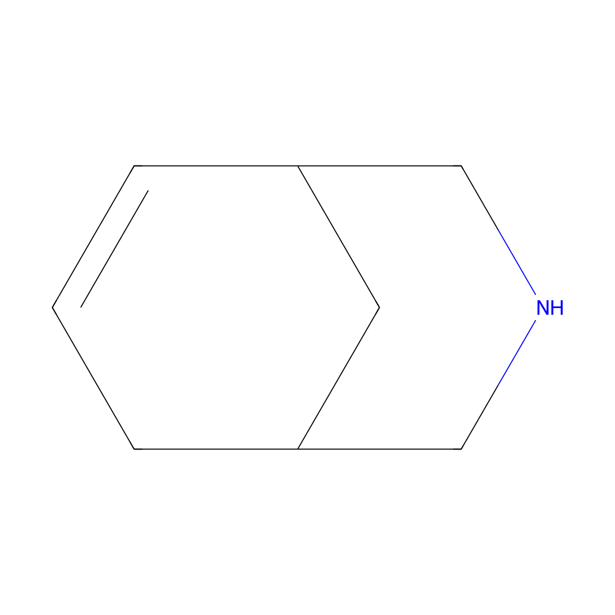 3-Azabicyclo[3.3.1]non-6-ene molecular structure, CAS 158869-60-4