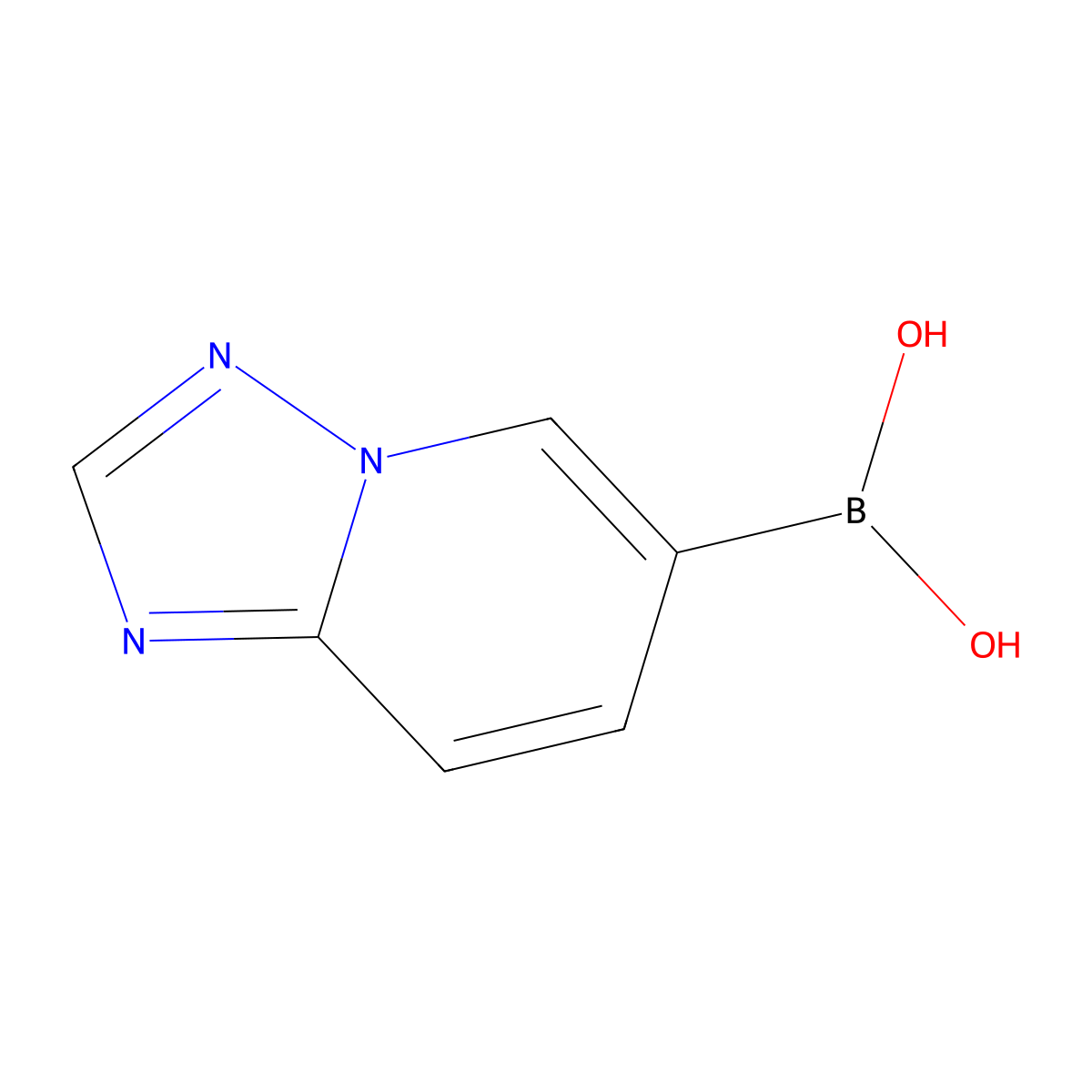 [1,2,4]Triazolo[1,5-A]pyridin-6-ylboronic acid molecular structure, CAS 1588769-34-9