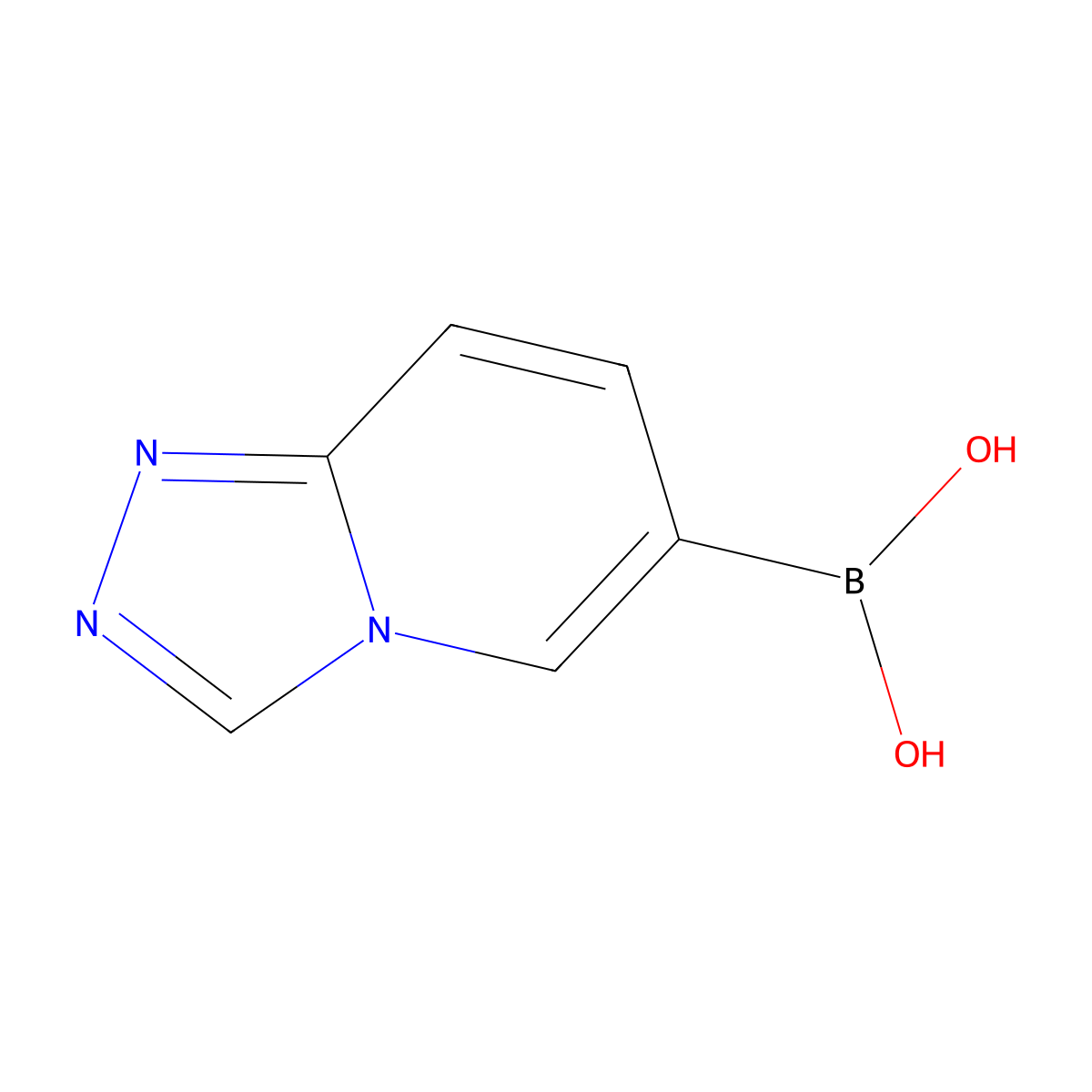 {[1,2,4]Triazolo[4,3-a]pyridin-6-yl}boronic acid molecular structure, CAS 1588769-41-8