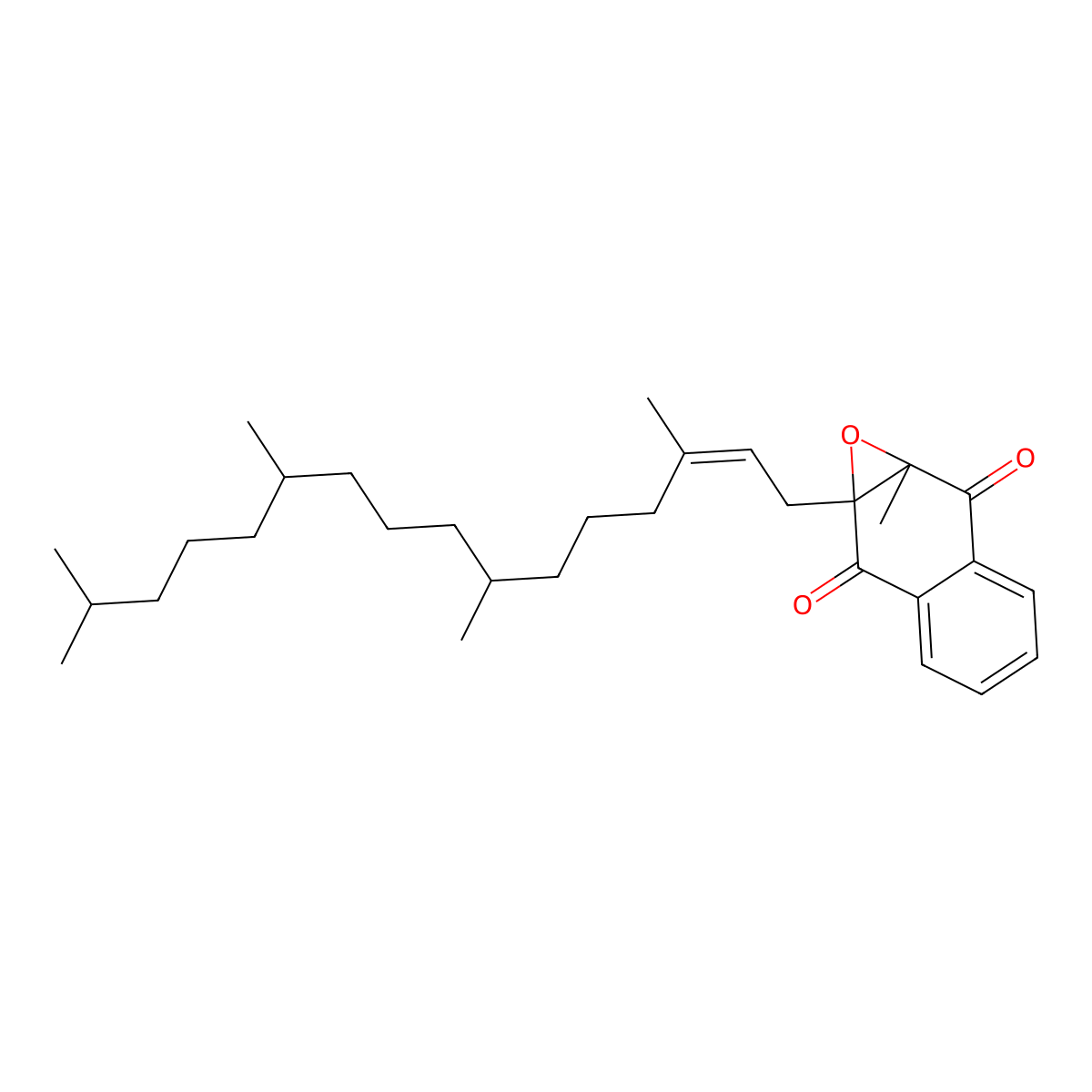 2,3-Epoxyphylloquinone molecular structure, CAS 1588773-08-3