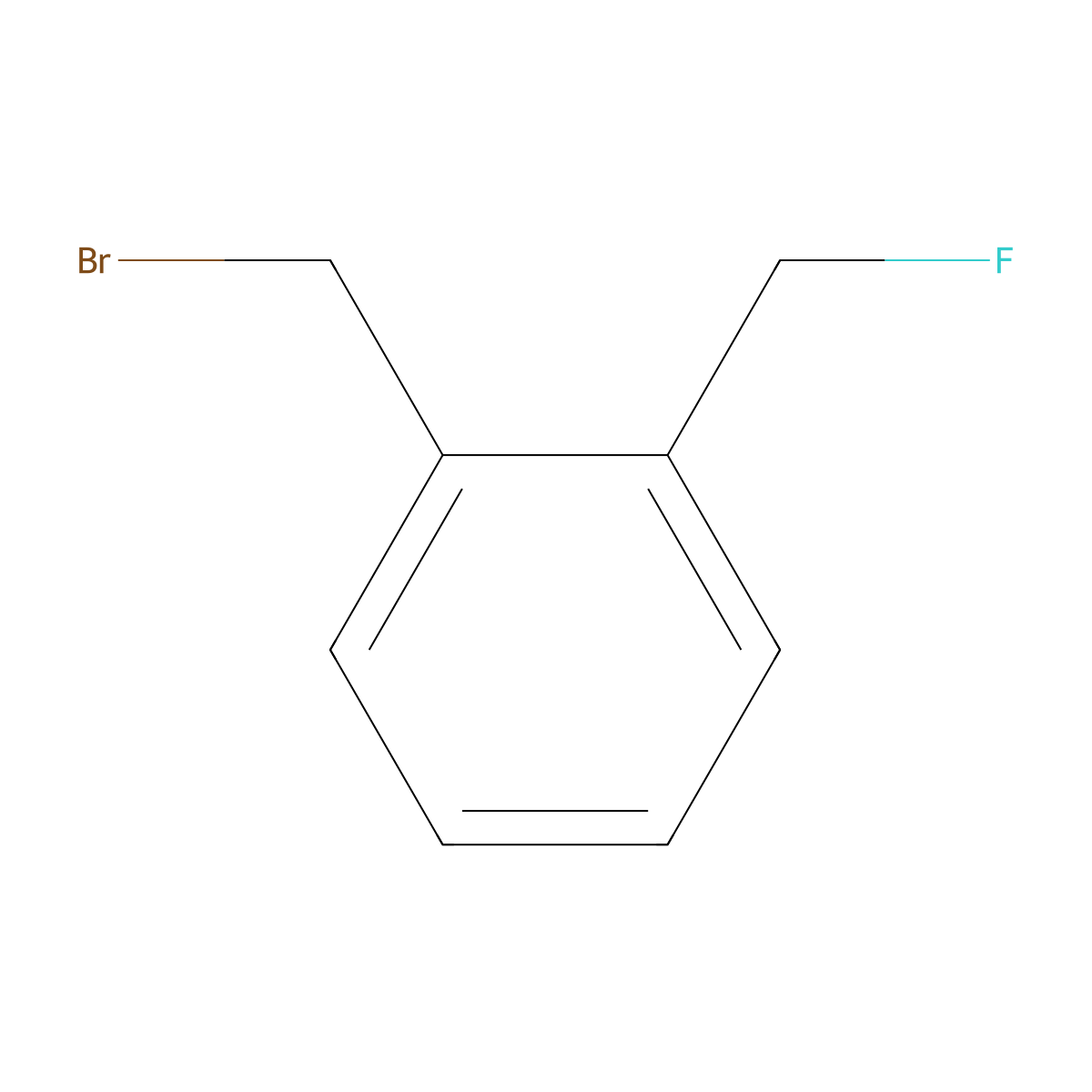 1-(Bromomethyl)-2-(fluoromethyl)benzene molecular structure, CAS 158884-44-7