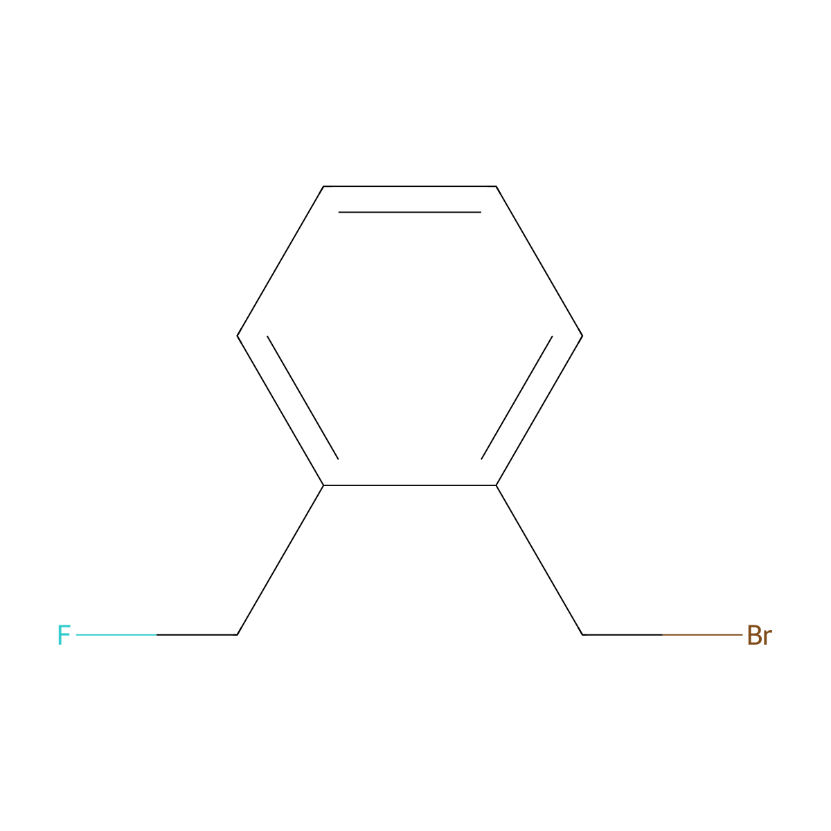 1-(Bromomethyl)-2-(fluoromethyl)benzene molecular structure, CAS 158884-44-7