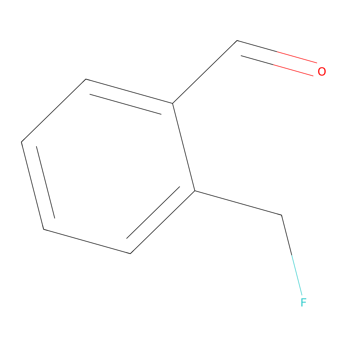 2-(Fluoromethyl)benzaldehyde molecular structure, CAS 158884-45-8