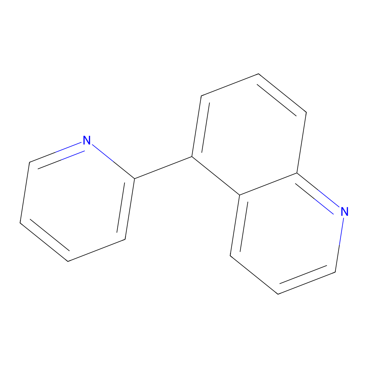 5-(2-Pyridinyl)quinoline molecular structure, CAS 15889-29-9