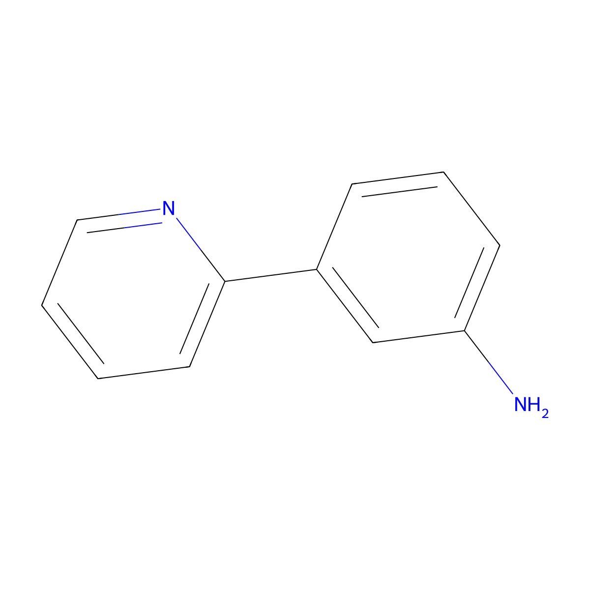 3-(2-Pyridyl)aniline molecular structure, CAS 15889-32-4