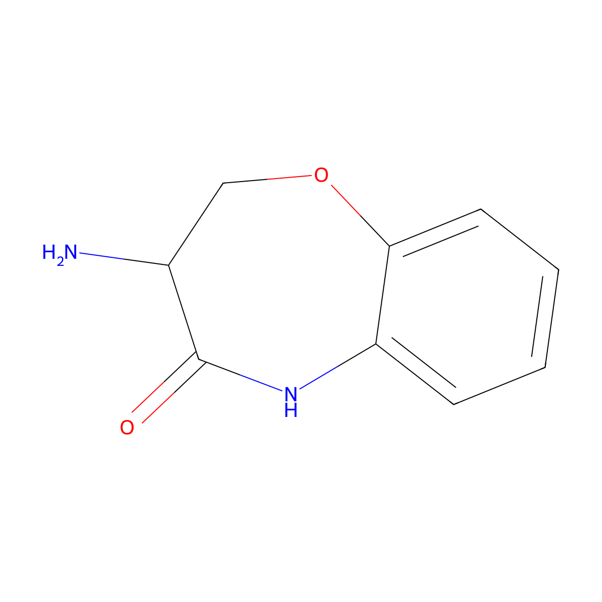 (R)-3-Amino-2,3-dihydrobenzo[b][1,4]oxazepin-4(5h)-one molecular structure, CAS 158892-18-3