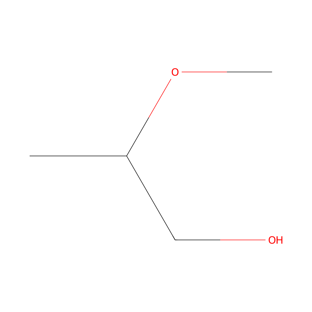 2-Methoxy-1-propanol molecular structure, CAS 1589-47-5