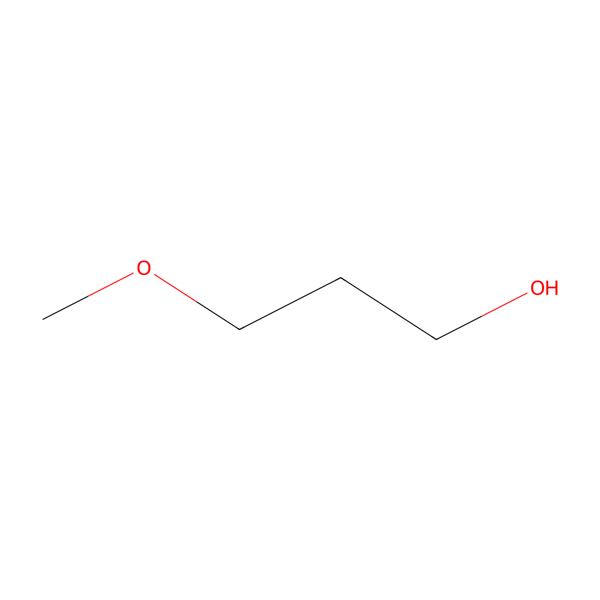 3-Methoxy-1-propanol molecular structure, CAS 1589-49-7