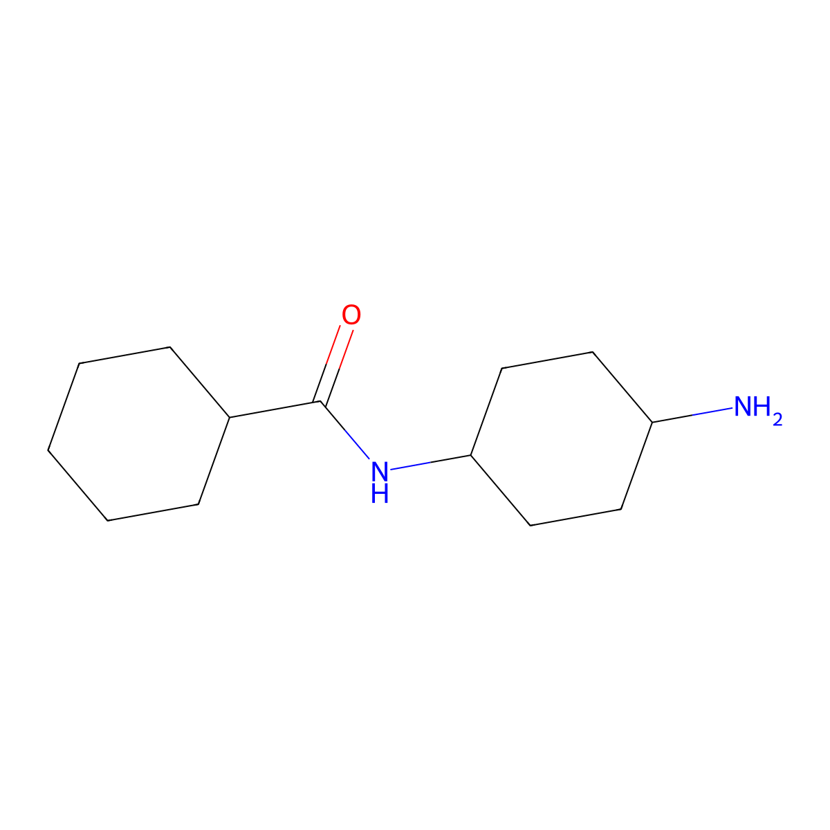 N-(4-Aminocyclohexyl)cyclohexanecarboxamide molecular structure, CAS 1589378-80-2