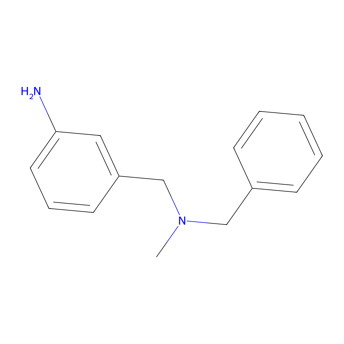 3-{[Benzyl(methyl)amino]methyl}aniline molecular structure, CAS 158944-60-6