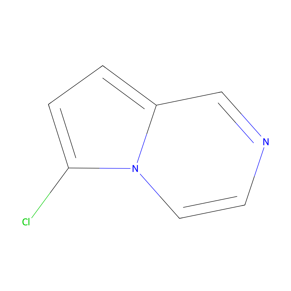 6-Chloropyrrolo[1,2-a]pyrazine molecular structure, CAS 158945-81-4