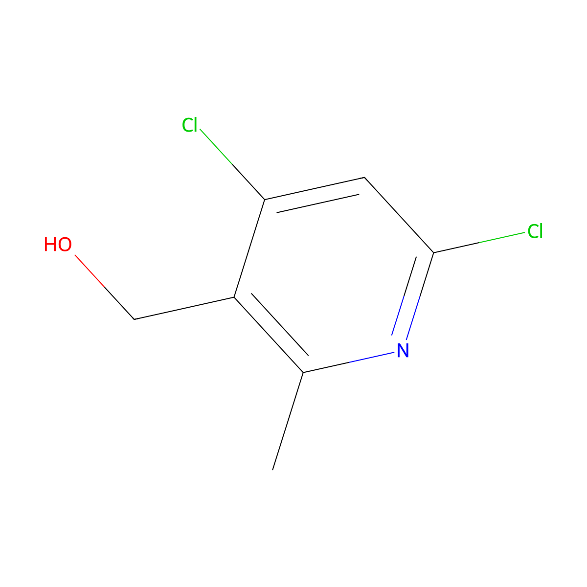 (4,6-Dichloro-2-methylpyridin-3-yl)methanol molecular structure, CAS 1589540-61-3