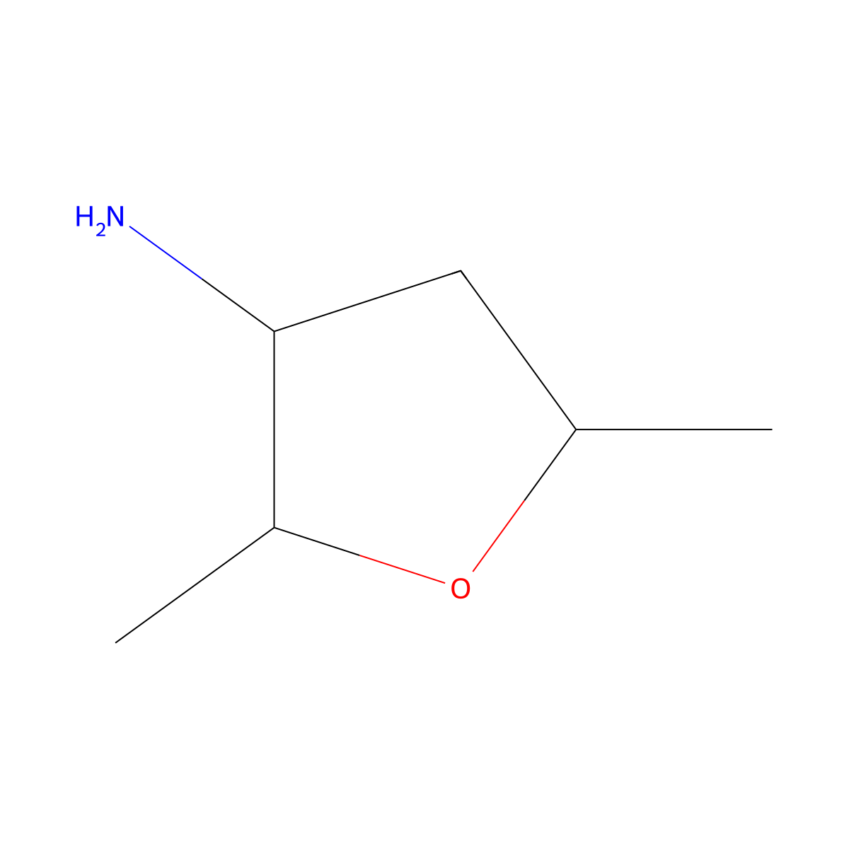2,5-Dimethyloxolan-3-amine molecular structure, CAS 1589540-72-6