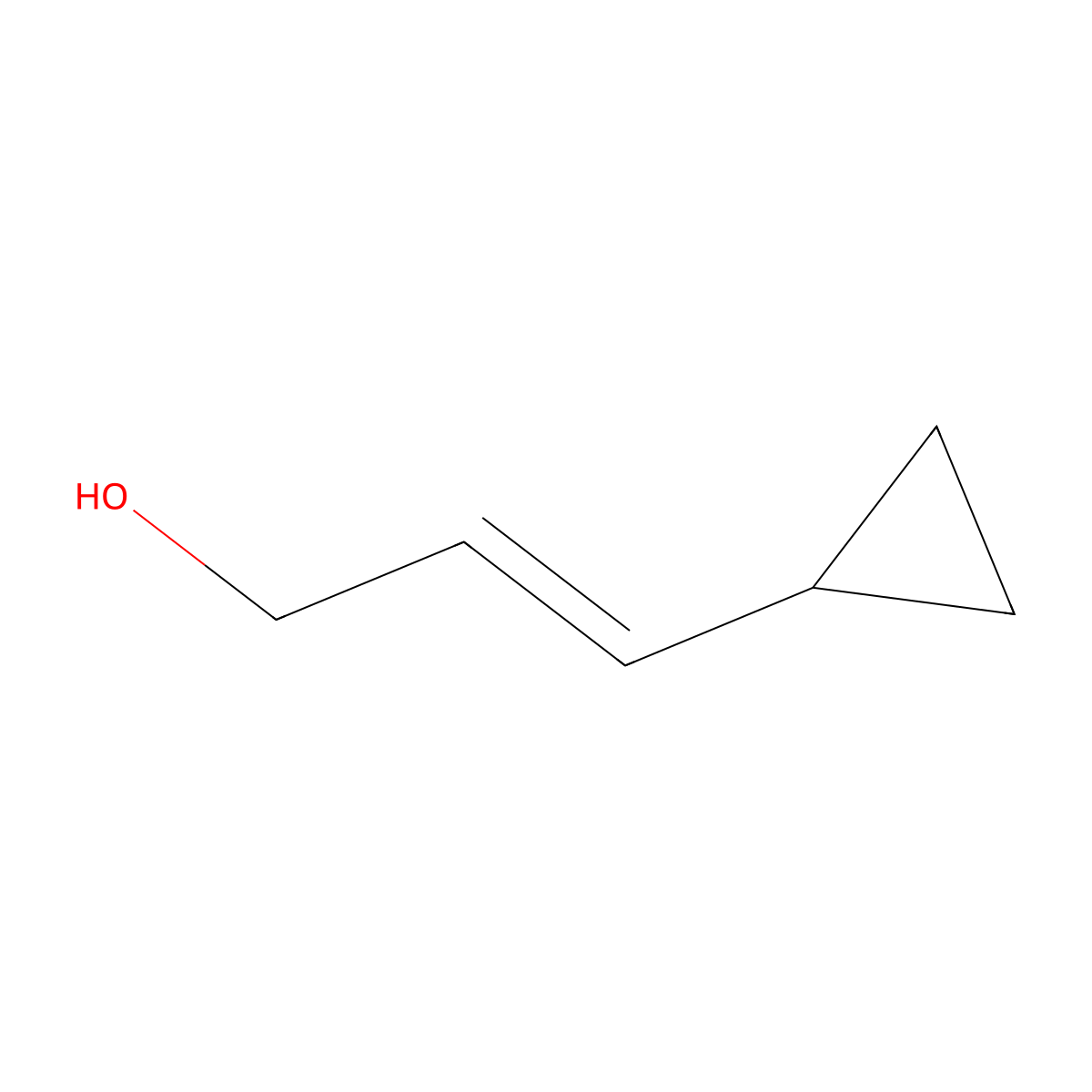 3-Cyclopropylprop-2-en-1-ol molecular structure, CAS 158956-34-4