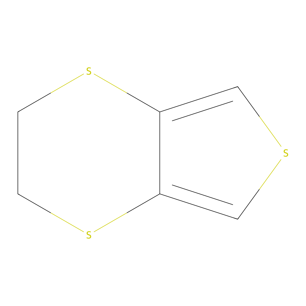 3,4-Ethylenedithiothiophene molecular structure, CAS 158962-92-6