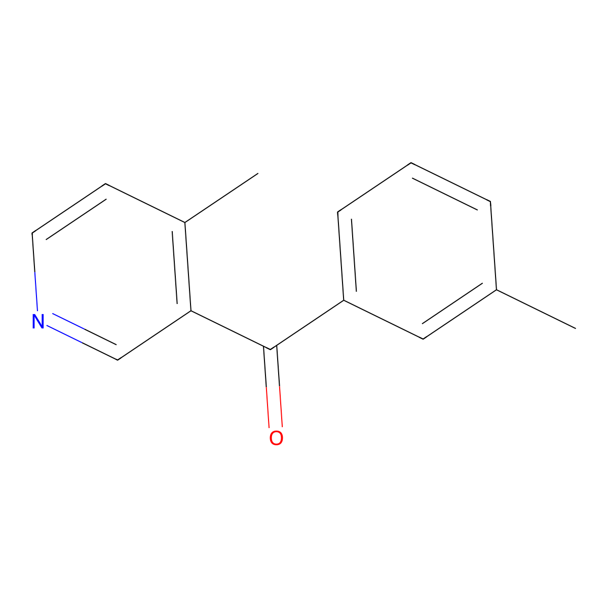 3-(3-Methylbenzoyl)-4-methylpyridine molecular structure, CAS 158978-62-2
