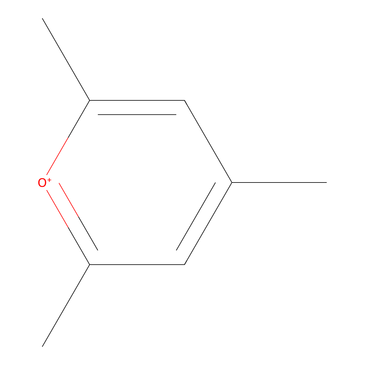 2,4,6-Trimethylpyran molecular structure, CAS 15899-00-0