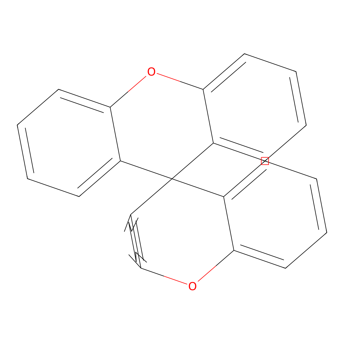 9,9'-Spirobi[xanthene] molecular structure, CAS 159-49-9