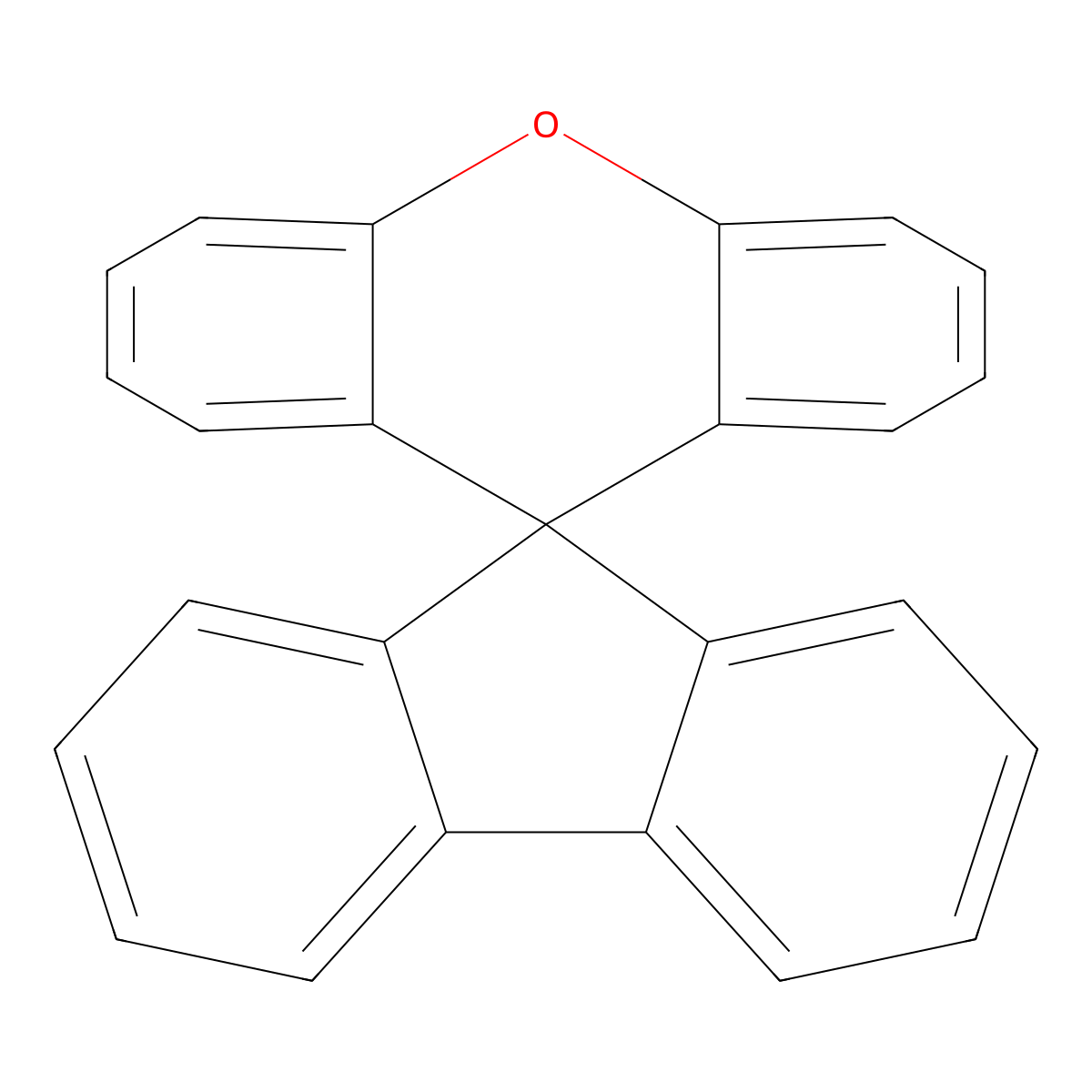Spiro[fluorene-9,9'-xanthene] molecular structure, CAS 159-62-6