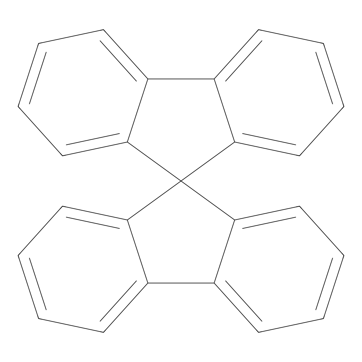 9,9'-Spirobi(9H-fluorene) molecular structure, CAS 159-66-0