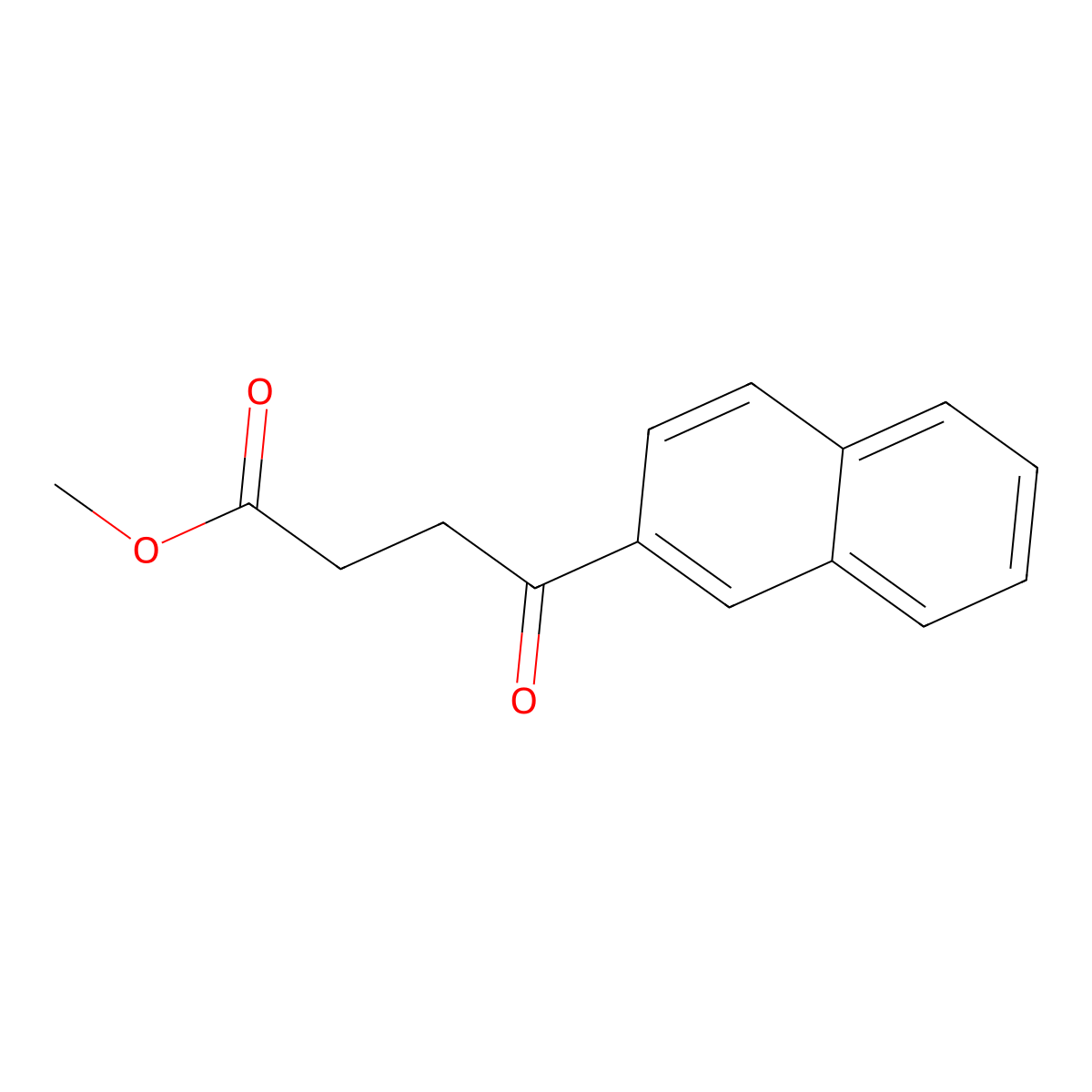 4-Naphthalen-2-yl-4-oxo-butyric acid methyl ester molecular structure, CAS 1590-21-2