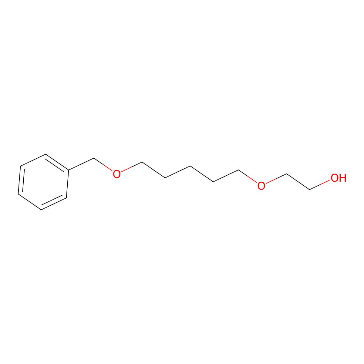 Benzyloxy-C5-PEG1 molecular structure, CAS 159028-70-3