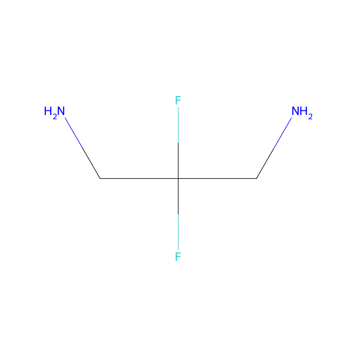 2,2-Difluoropropane-1,3-diamine molecular structure, CAS 159029-29-5