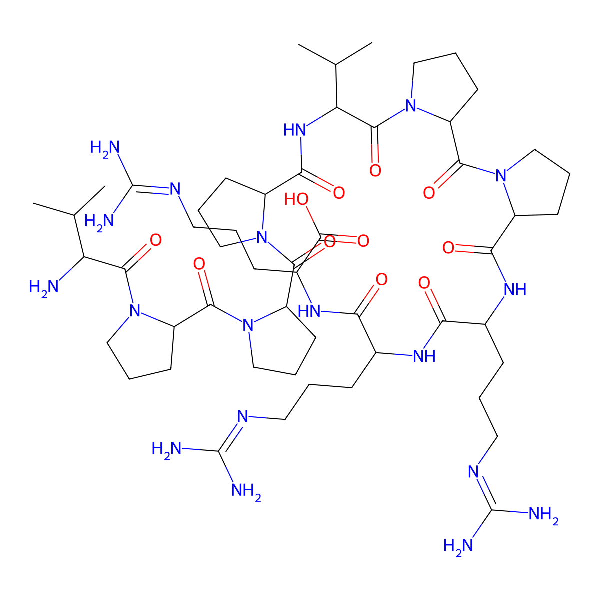 Ras inhibitory peptide molecular structure, CAS 159088-48-9